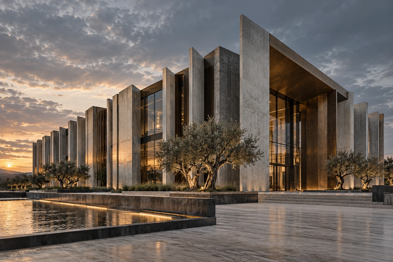Imagem conceptual de edificação não residencial