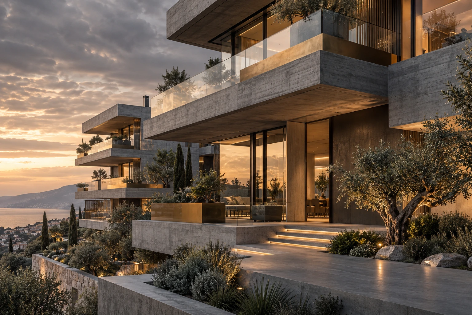 Imagem conceptual de edificação residencial